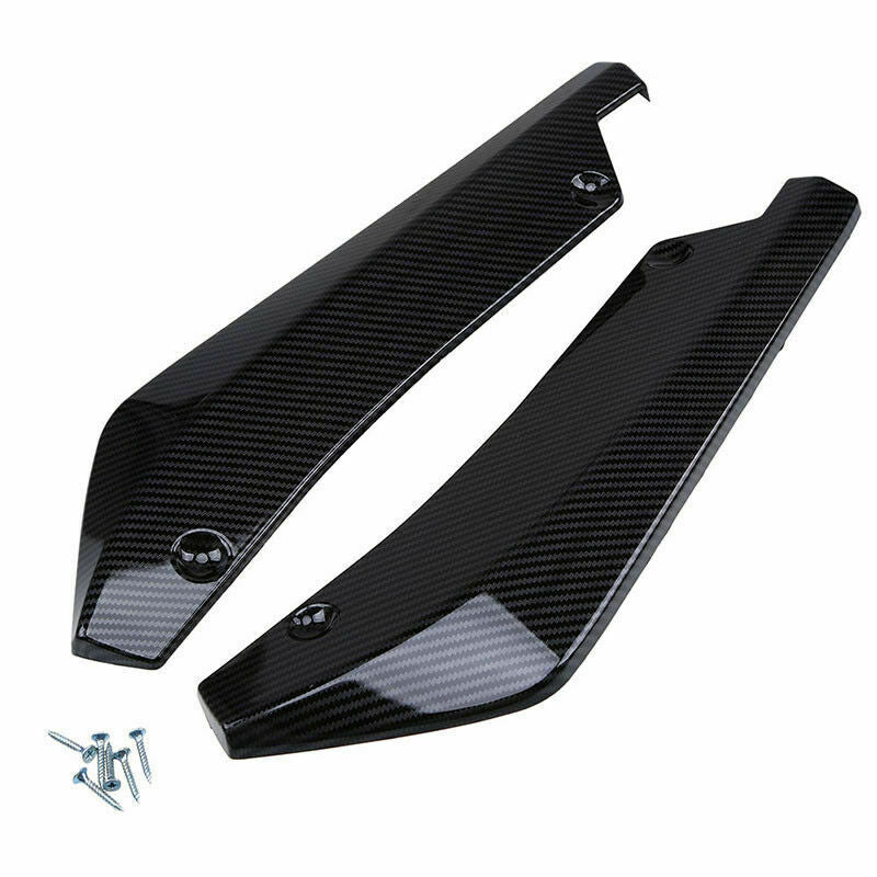 Fit Bmw  E92 E93 328i 335i Rear Bumper Splitter Lip Protector Carbon Fiber Style
