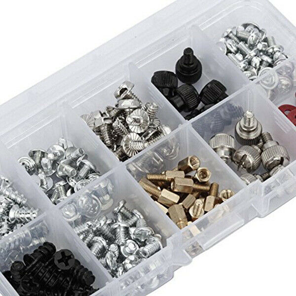 228pcs Personal Computer Screws & Standoffs Set Assortment Kit for Mother BoarE3