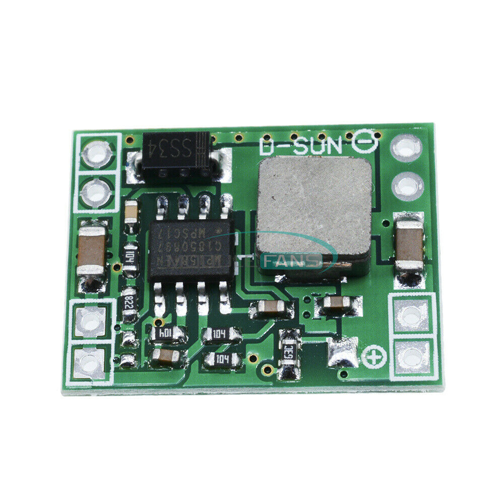 2PCS Mini 5V 3A Step Down Power Supply Module DC Converter Input 7V~28V Output