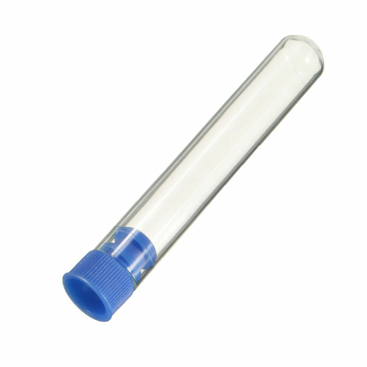 10pcs 12*75mm Borosilicate Glass Test Tubes Rimless Pyrex & Push Caps Lab Clear