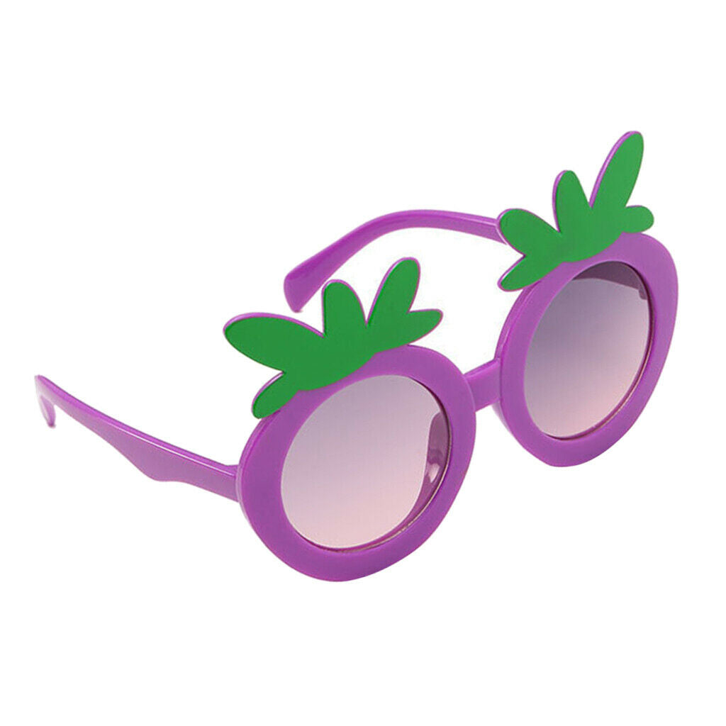 3PCS Kid Strawberry Sunglasses Outdoor Sun Protection Glasses Party Eyewear