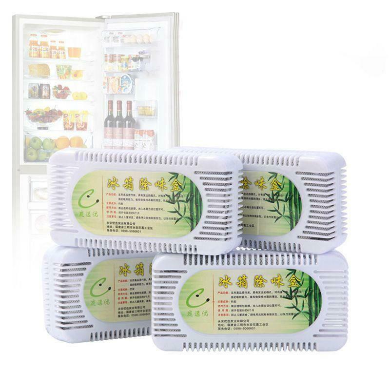 2 Box Refrigerator Air Purifier Bamboo Charcoal Activated Carbon Box Odour Smell