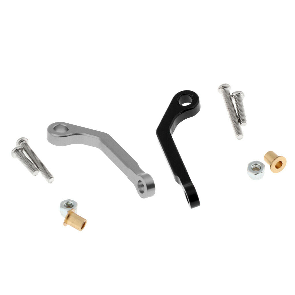 Set of 2 Servo Traction Rod Metal Spare Parts for 1:16 RC Car WPL Q63 Q64 Q65
