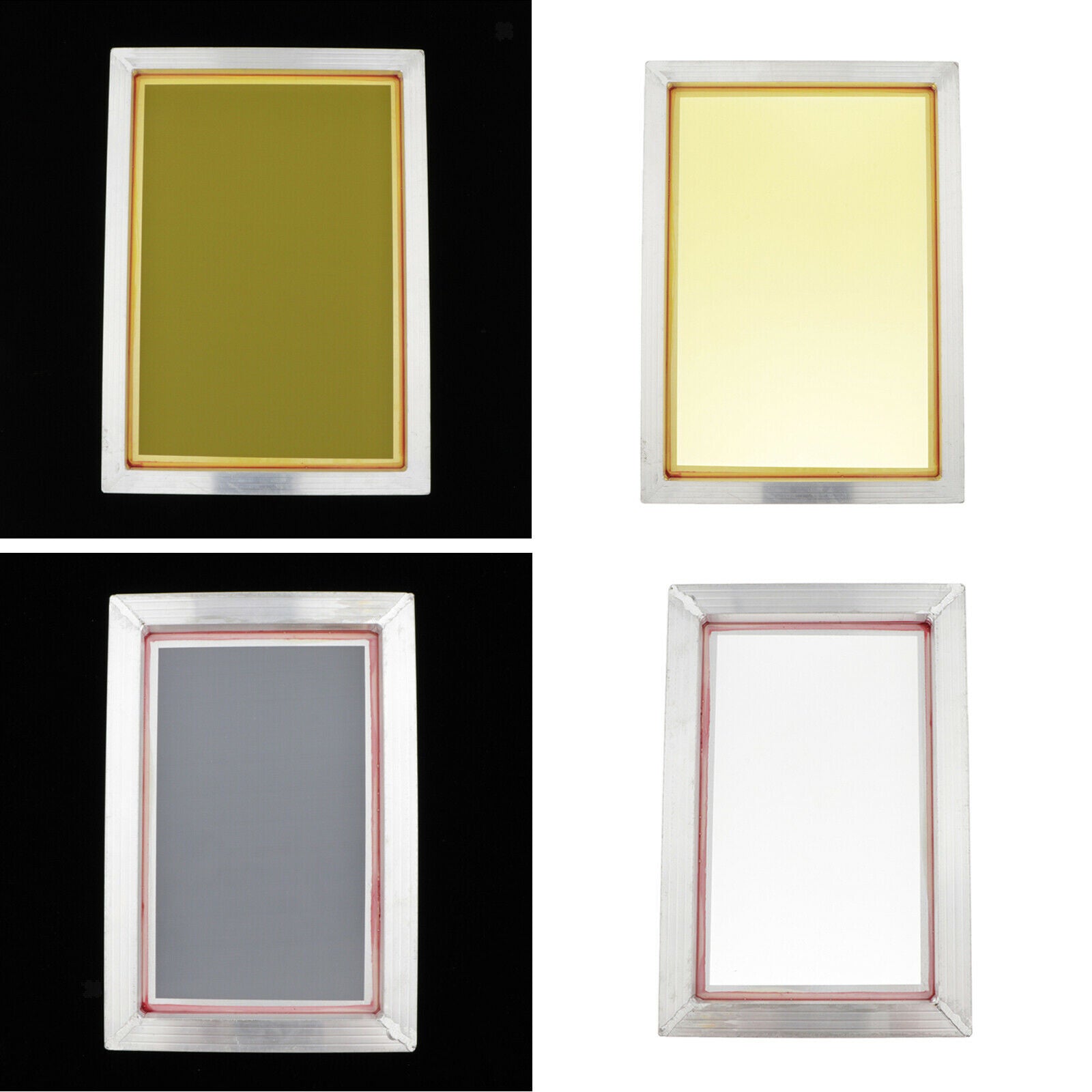 2Set 120T White Silk Screen Printing Silk Print Polyester Frame for Printed