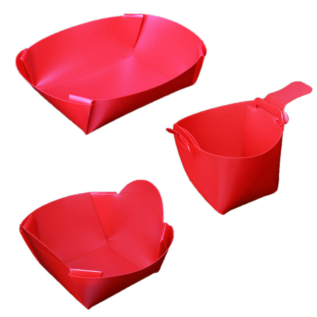 2X Folding Tableware Bowl Plates Cup Board Board for