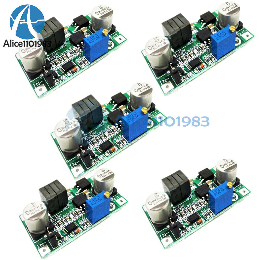 5PCS DC-DC 3A 30W Auto Step up down Boost Buck 25V/12V to 5V-0.5V Beyond LM2577