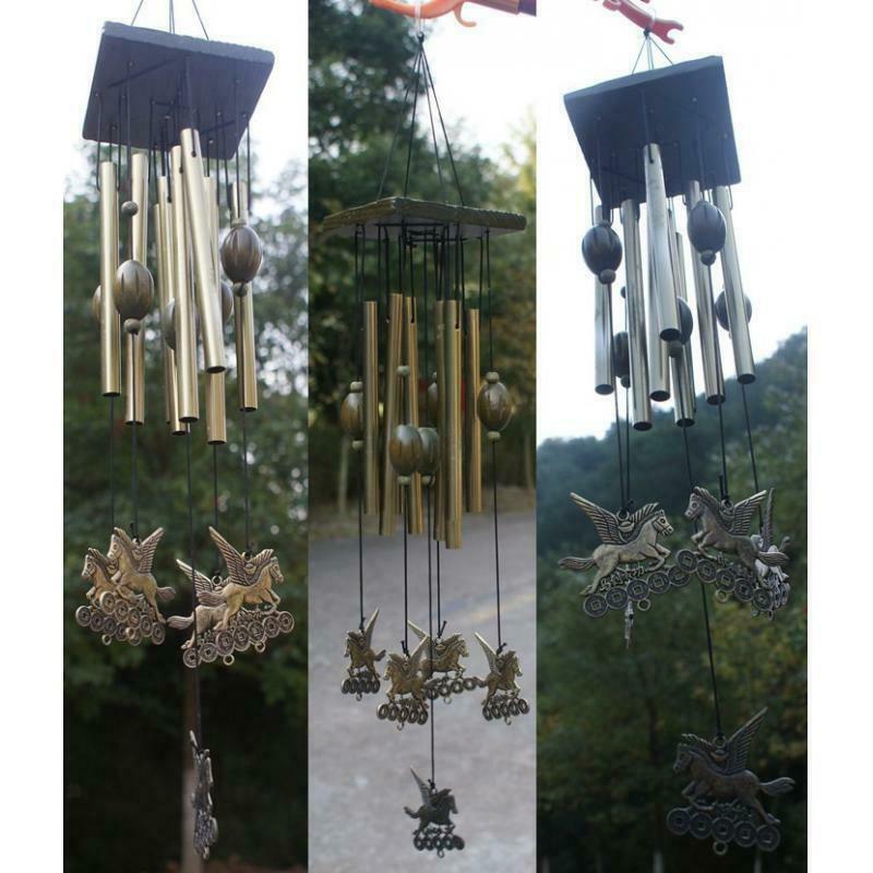 Relaxing Brass Yard Garden Outdoor Living Wind Chimes Windchimes Decor for Home