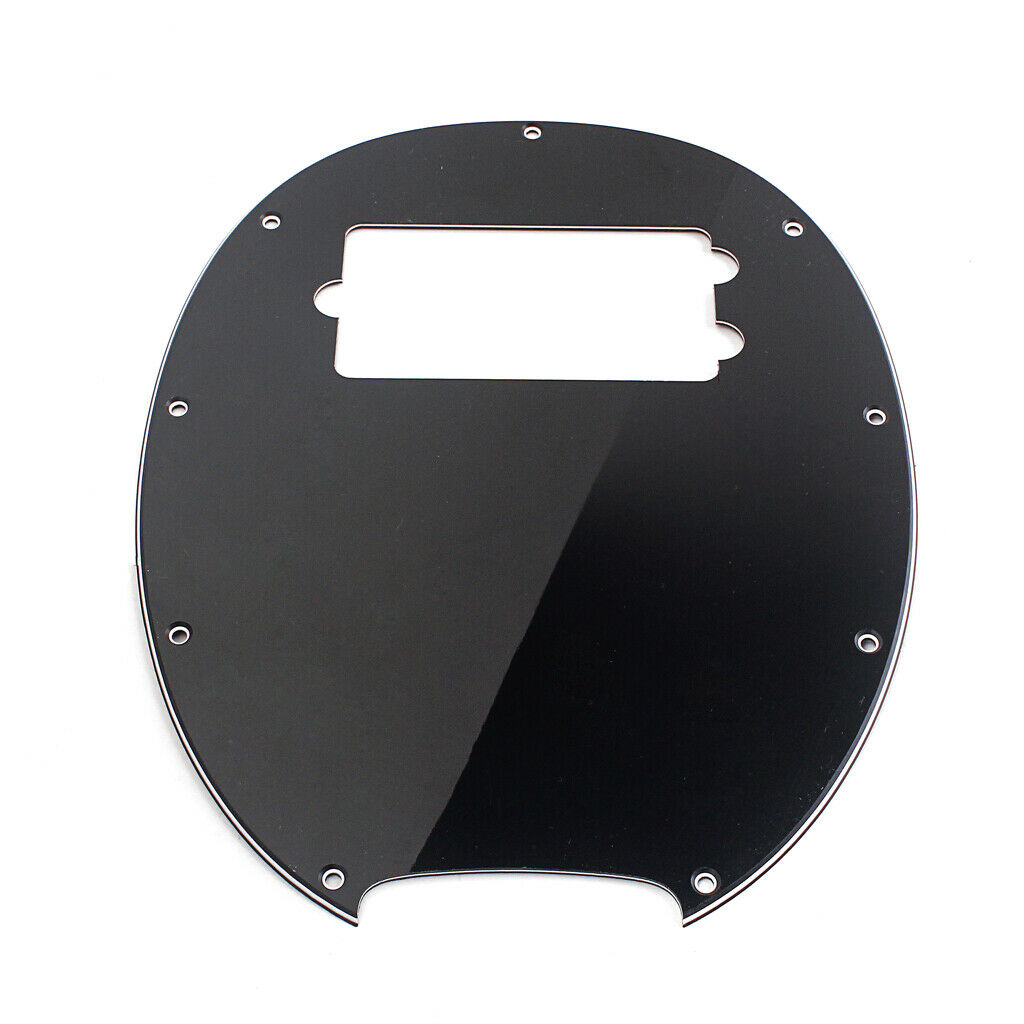 1 Set 4 String Bass Bridge+3 Ply Pickguard For Electric Guitar Bass Parts