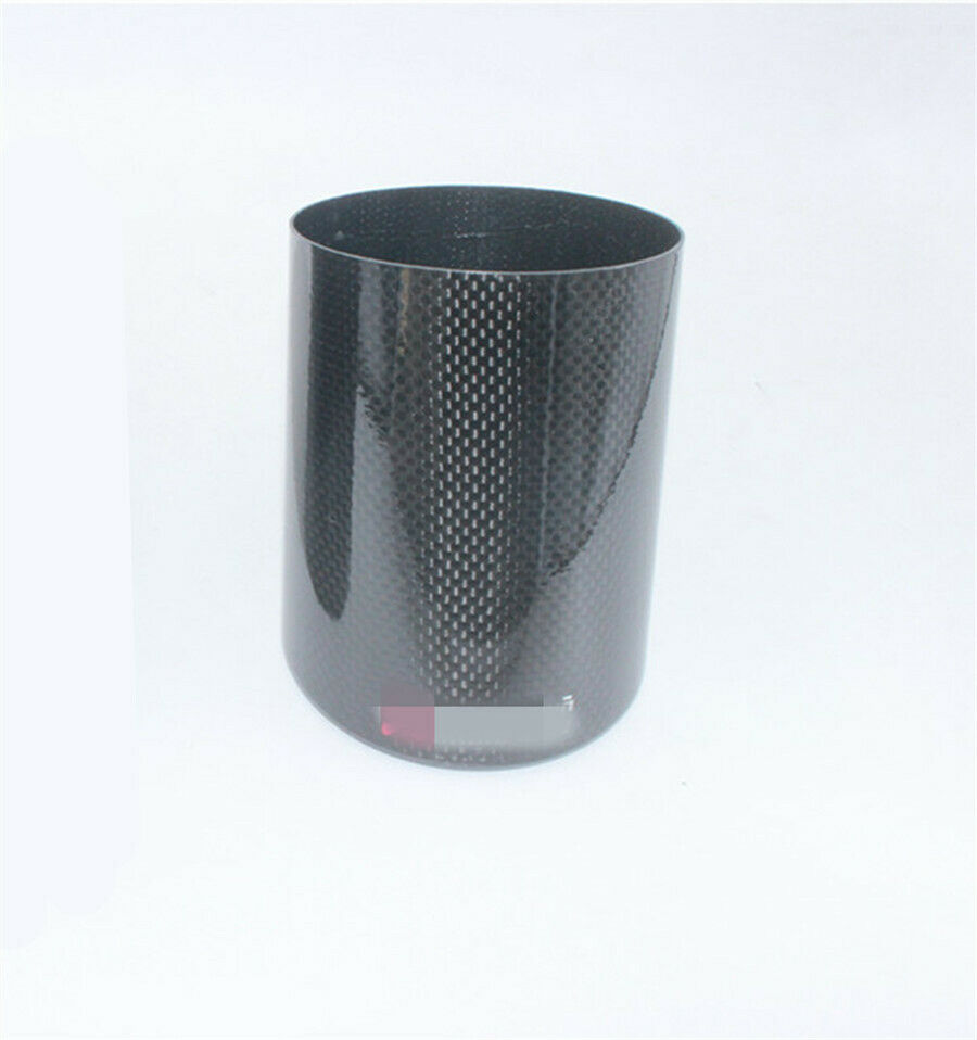4" Outlet Car Carbon Fiber Exhaust Tip Shell Cover Sleeve Muffler Pipe Shroud