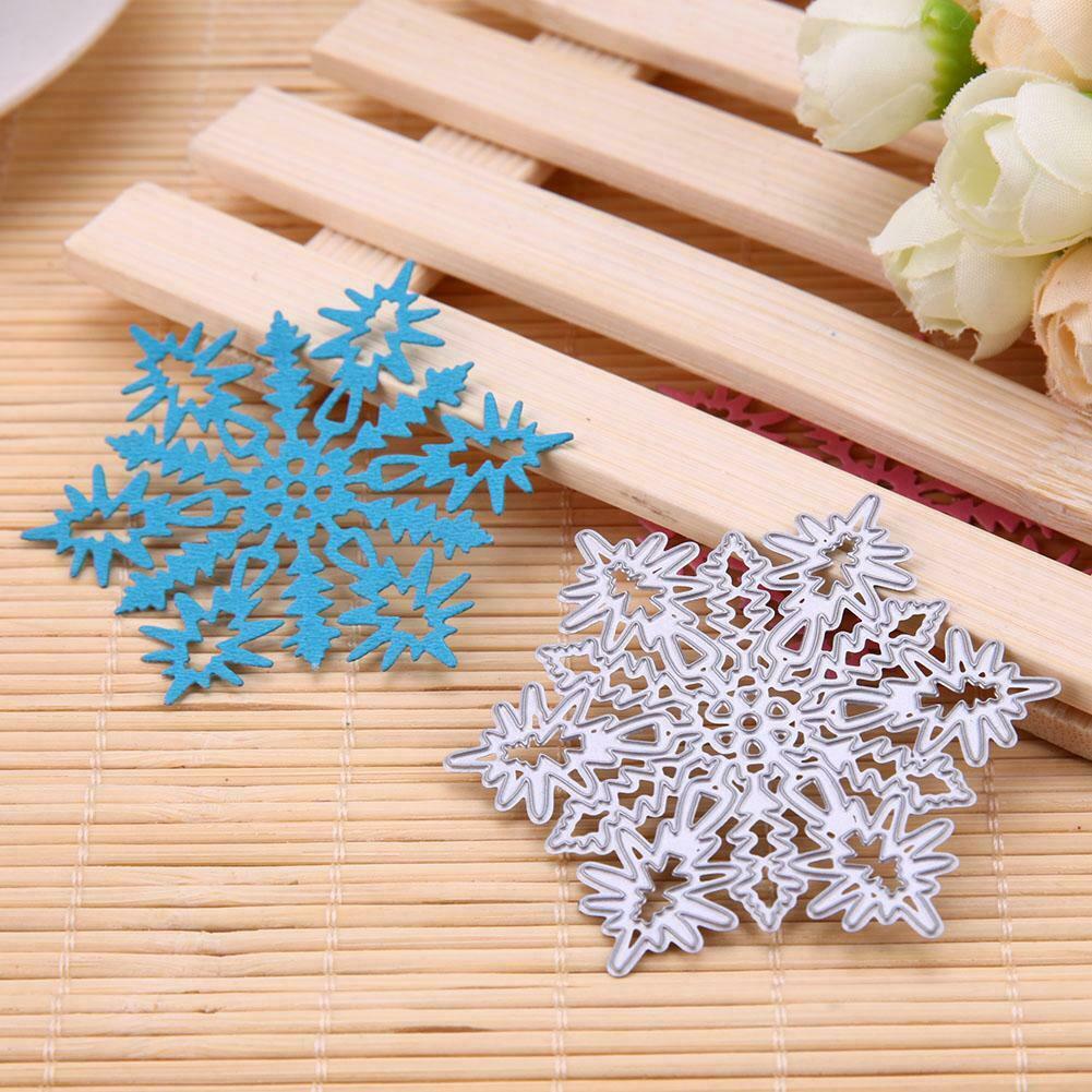 Heart Snowflake Cutting Dies Scrapbook Embossing DIY Paper Card (6.8cm)