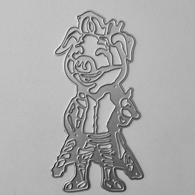 Pig Metal Cutting Dies Stencil DIY Scrapbooking Album Paper Card Template Mold