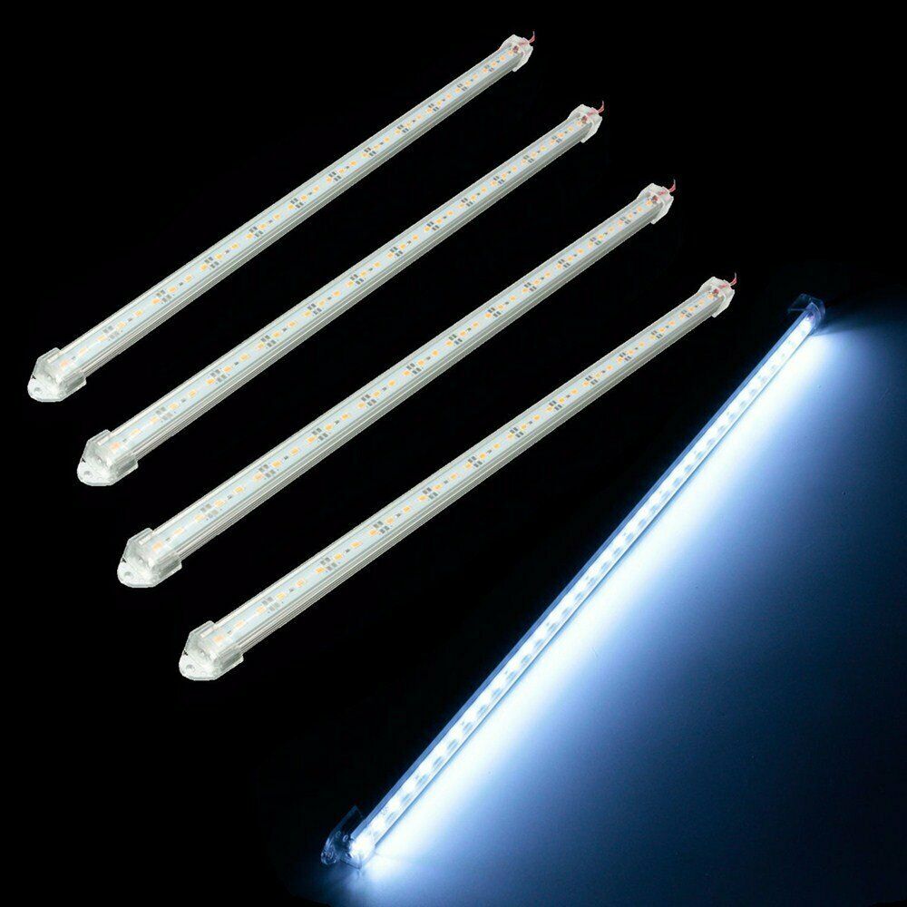 4x 12V 50cm 36 LED SMD Interior Light Lamp Car Under Cabinet Hard Strip Ba