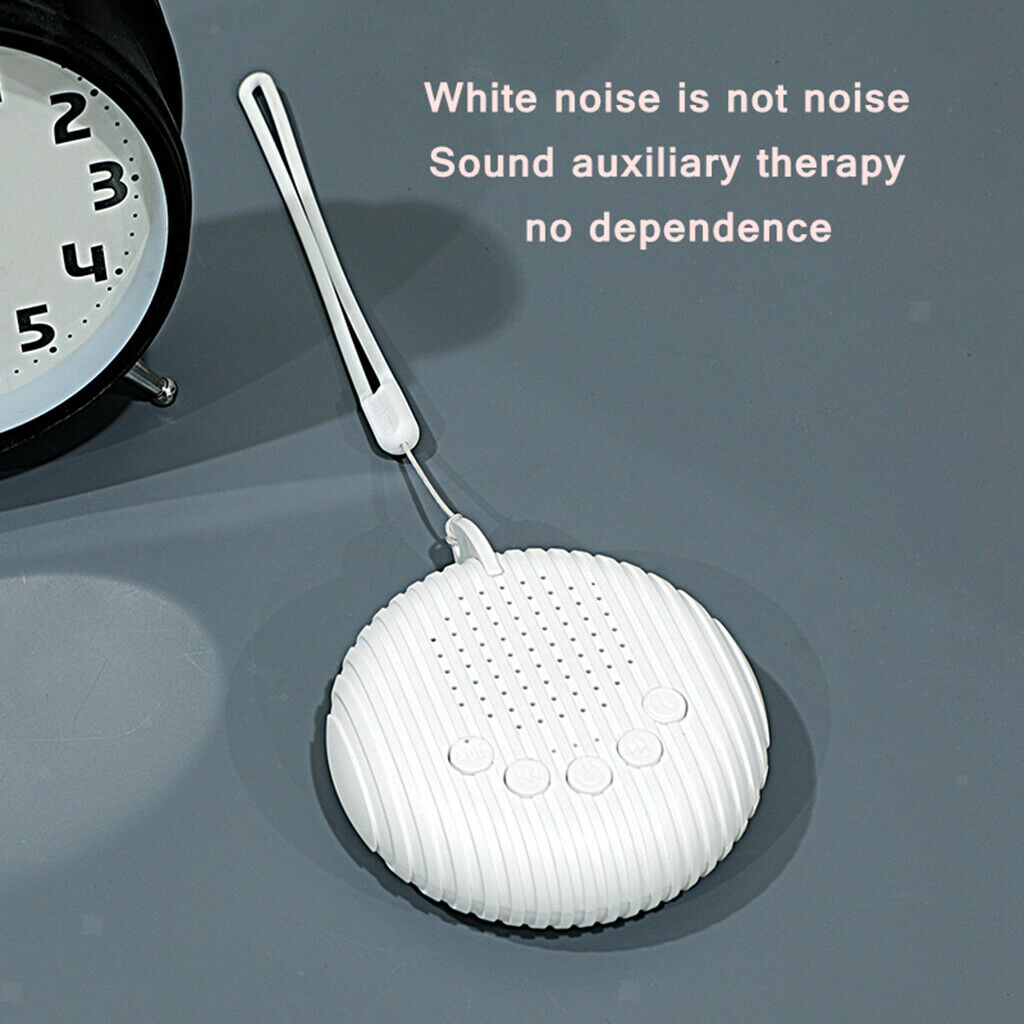 Portable Cordless White Noise Machine Sound Sleep Aid Nature Peace Therapy