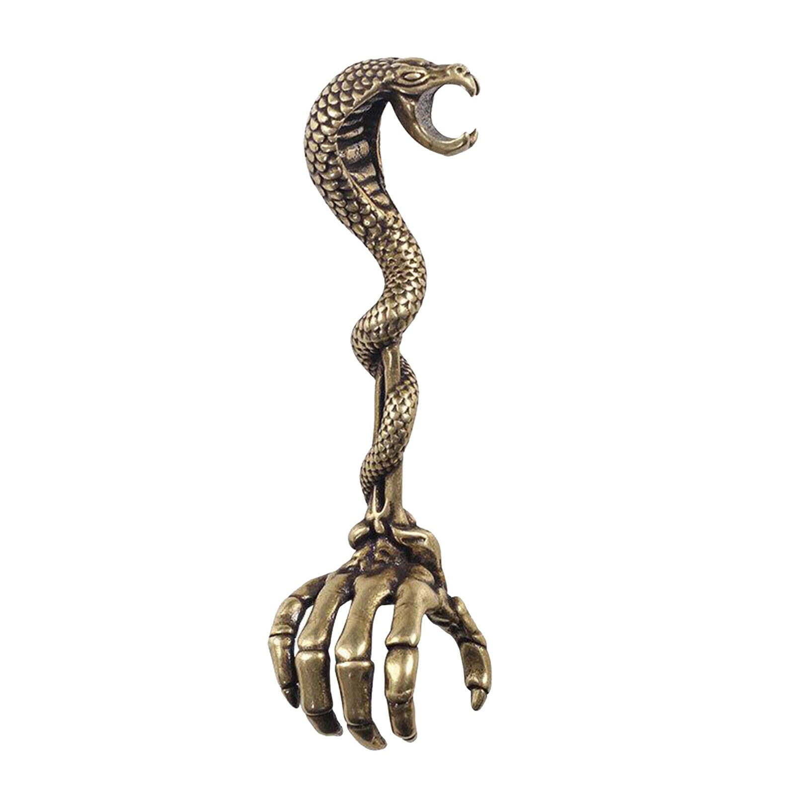 Pure Brass Finger Joint Ring Fashion Cigarette Stand Holder for Ladies