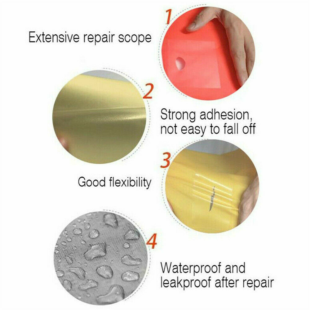 20x Repair Patch Clear Pads For Inflatable Hot Tub Swimming Pool Puncture Repair