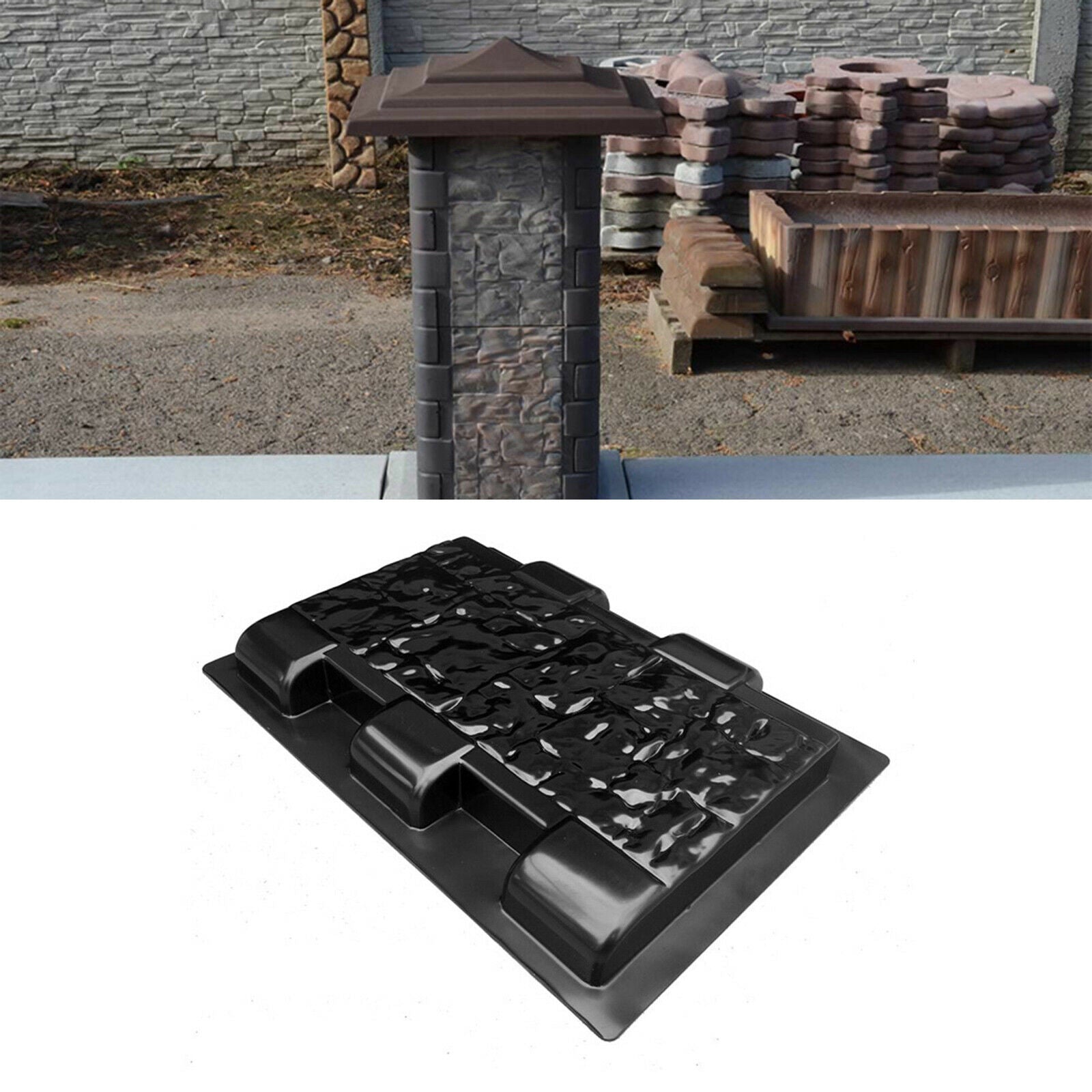 Garden Simulation Fence Mold DIY Column Mould Lawn Driveway Decoration