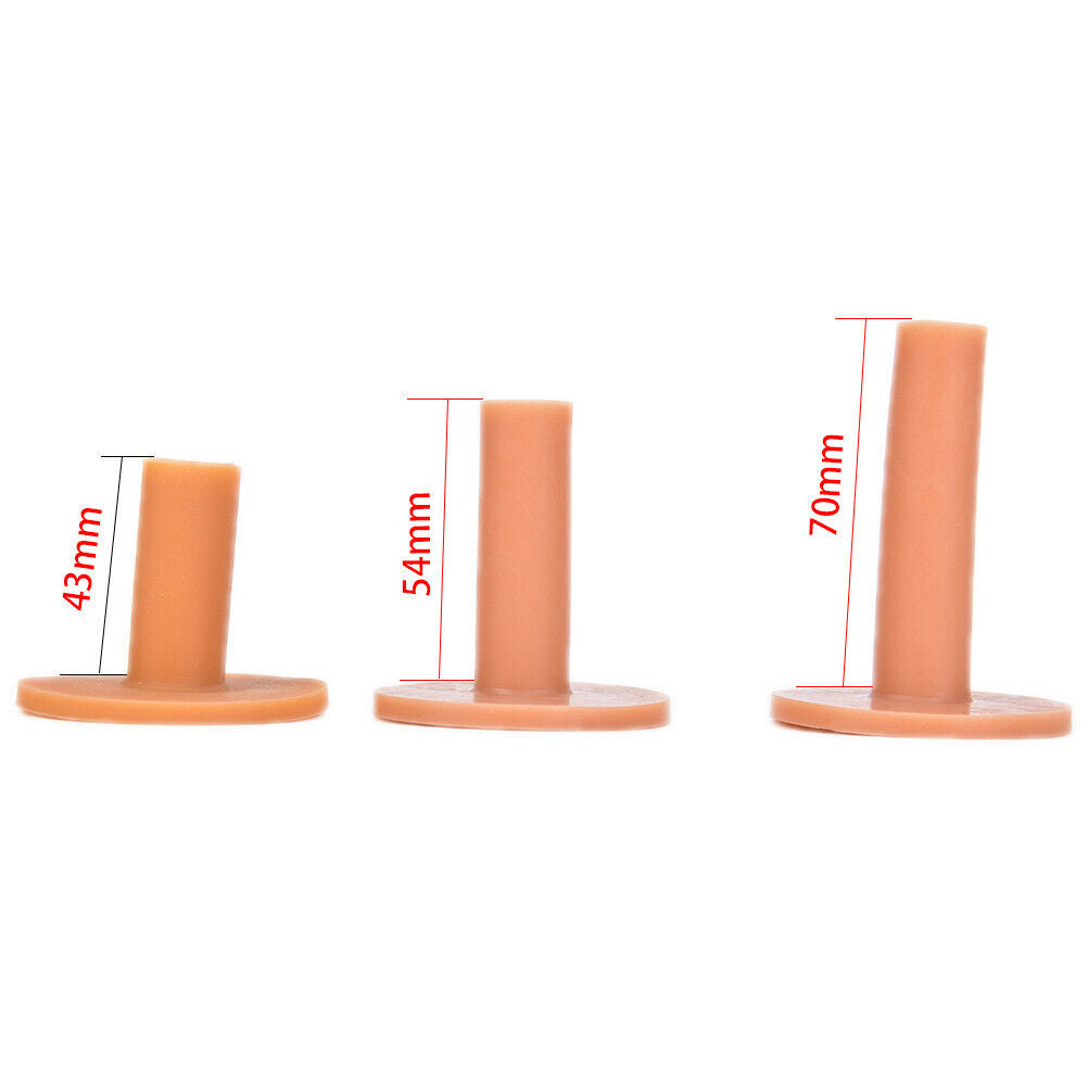3pcs Rubber Driving Range Golf Tees Holder Tee Home Training Practice Mat  g Tt