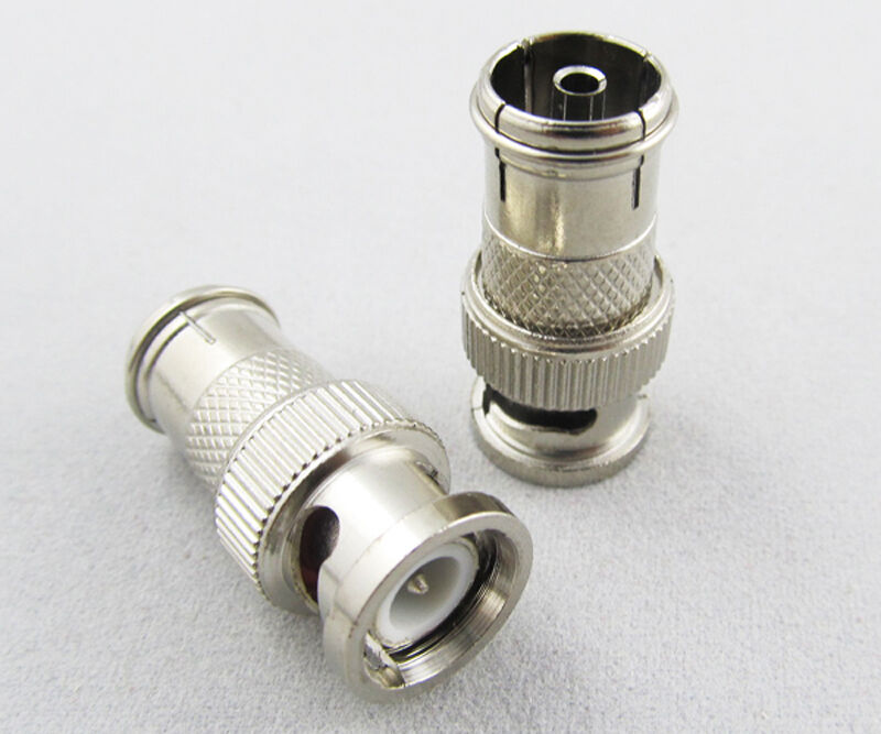 1pc BNC male plug to Quick TV PAL female jack adapter Connector