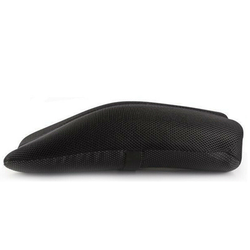 1x Soft Memory Foam Seat Chair Lumbar Back Support Cushion Office Home Car Black