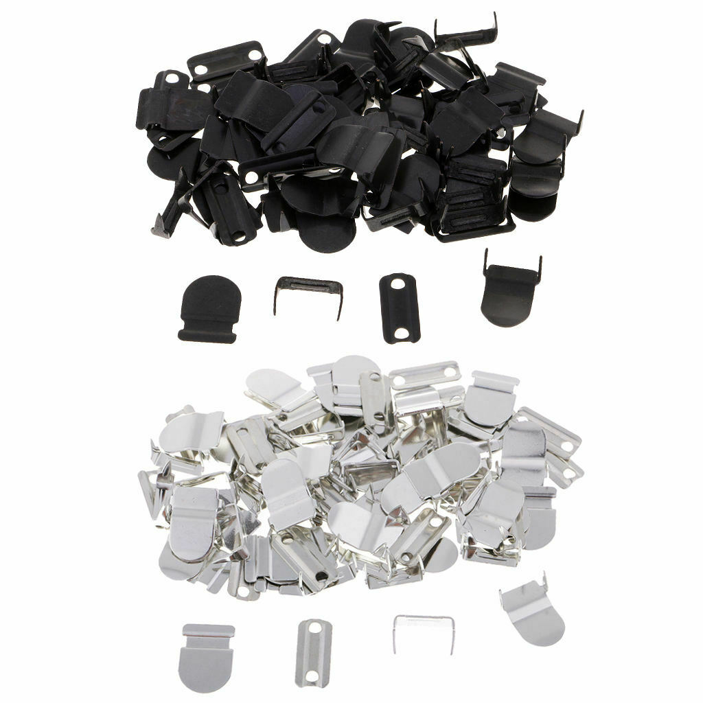 40 Sets No-Sew Hook & Eye Closure Fastener for Trousers Skirt Suits Decor