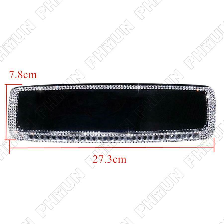 Sedan Car SUV Rearview Mirror Sparkle Diamond Decorative Accessories Universal