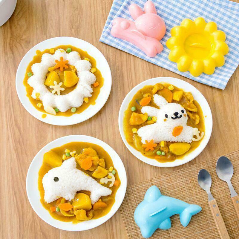 DIY Lovely Cartoon Animal Rice Ball Mold Bento Sandwich Food Maker Mould Home