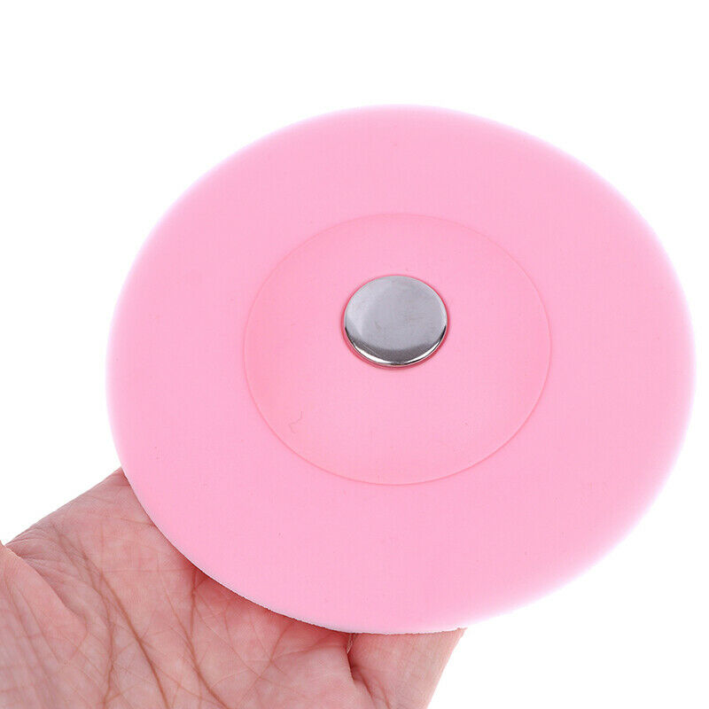 4x Drain Plug Kitchen Rubber Bathroom Tub Sink Floor Laundry Water Stopper T_WF