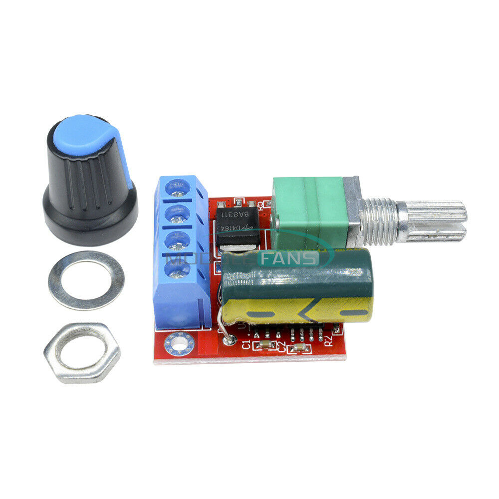 DC 5V 6V 9V 12V 24V 5A PWM DC Motor Speed Controller Regulator Switch LED Dimmer