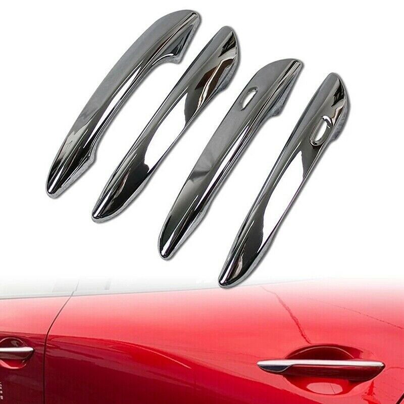 Door Handle Protector Decorarion Cover Trims for 19-20 Mazda 3 BM Bn Sedan CD8F7