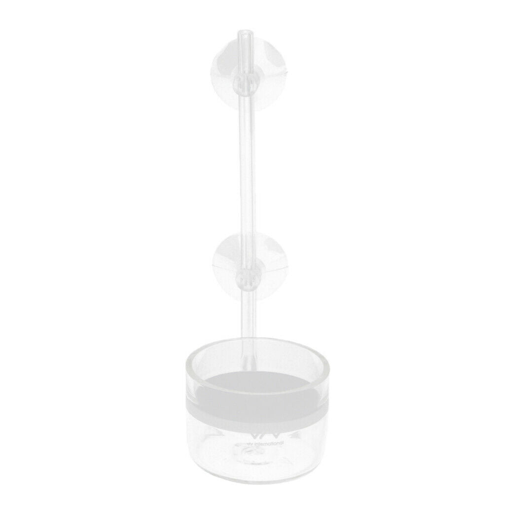 Glass CO2 Diffuser with L-Shape Connecting Tube for Aquarium Tank XXXL