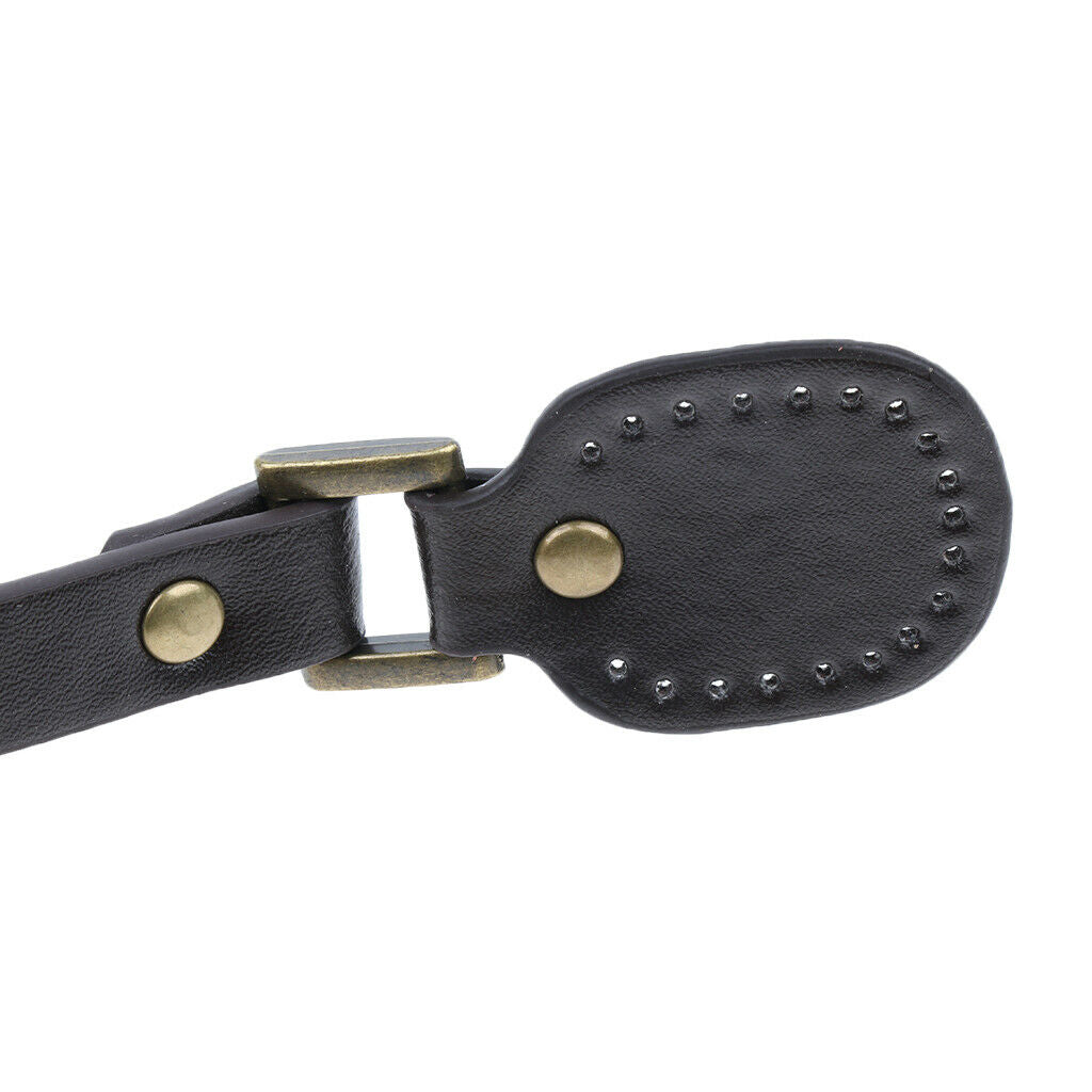 2Pairs Purses Straps Bag Handles for DIY Making Purse Accessory Black+Brown