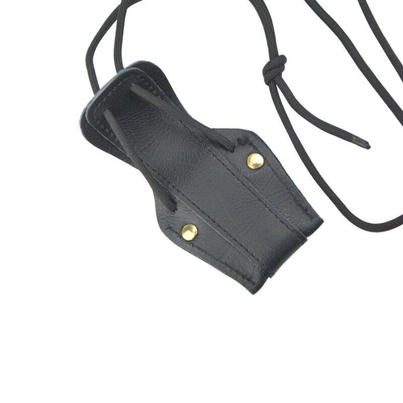 Archery Leather Bow Stringer Rope Install Tool Recurve Bow Longbow Bowstringer