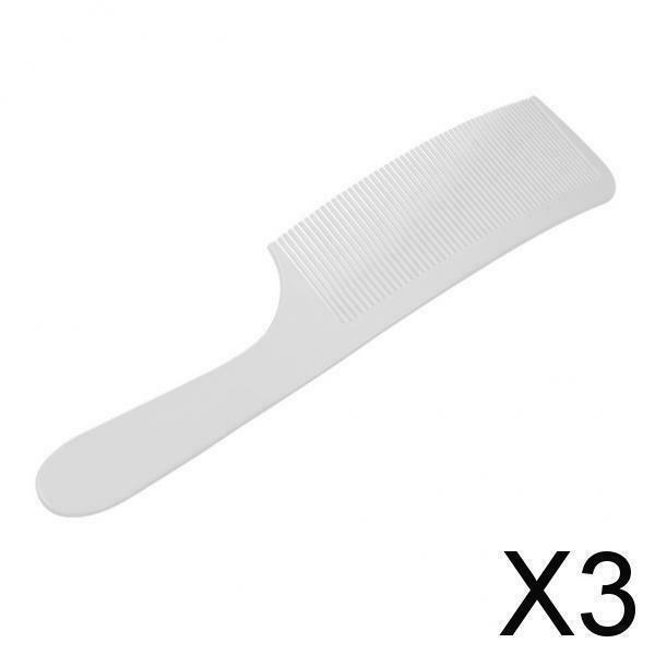 3X Curved Shaver Hair Clipping Cutting Comb Barber Salon Round Top Haircut