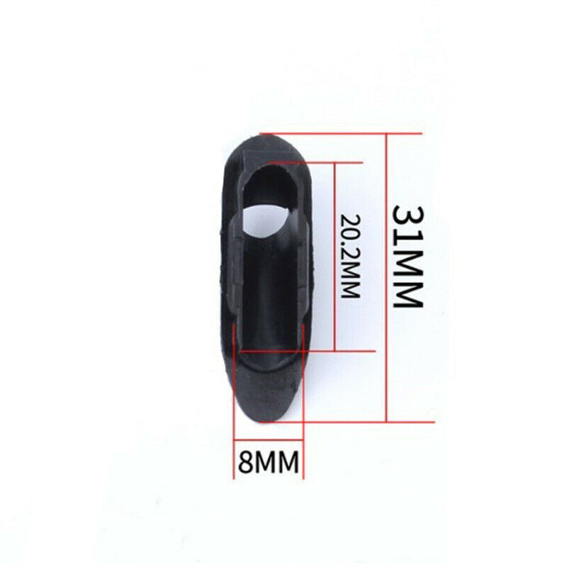 10PCS Frame Embedded Brake Shifter Line Pipe Cable Tube Buckle Over the L_AU