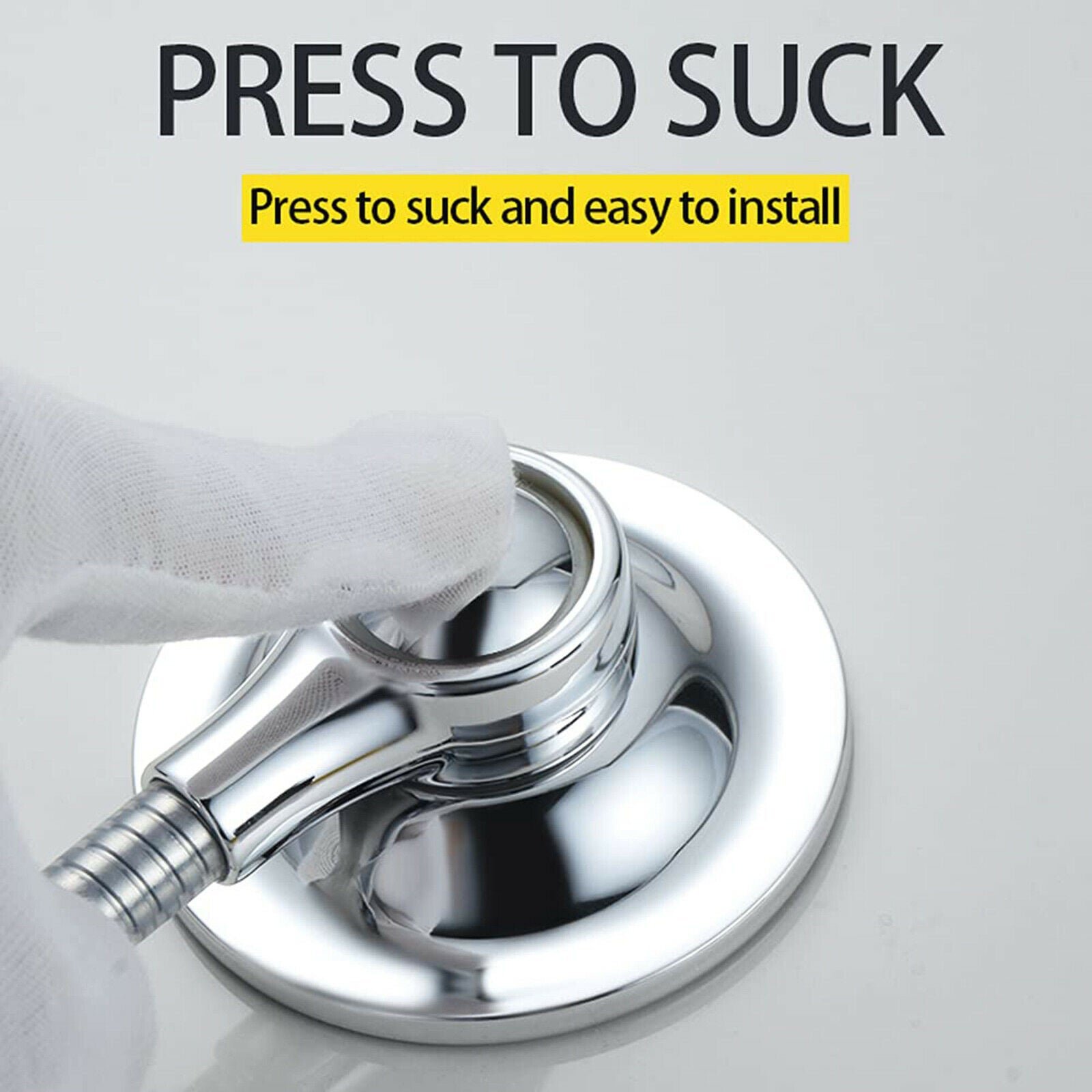 Suction Cup Shower Head Holder Handheld Showerhead Bracket Adjustable Shower
