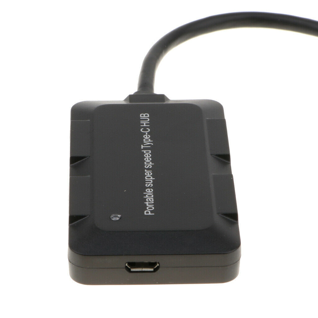 Type C 4 Ports USB 3.0 HUB OTG High Speed Adapter Data Charger for PC