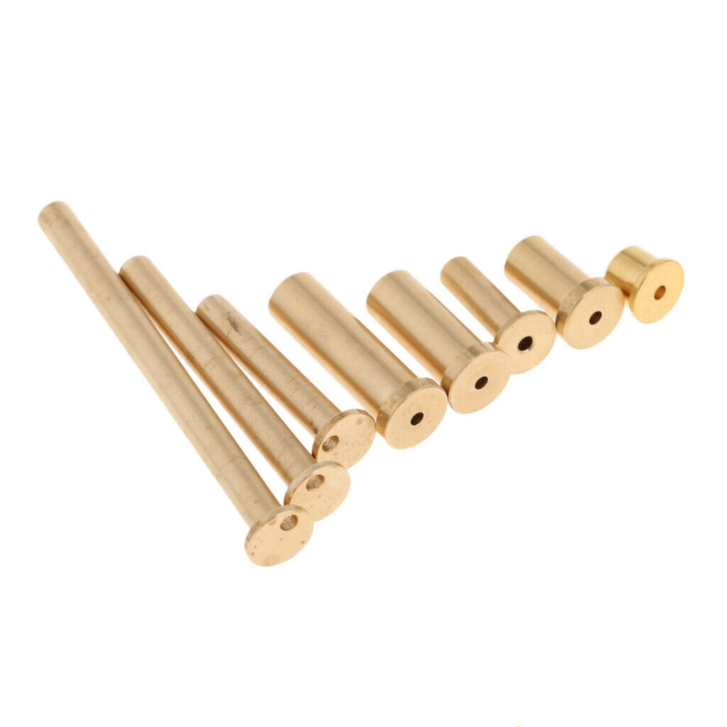 8 lot Brass Golf Shaft Tip Plug Irons Woods Balance Adjuster Accessories