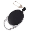 Heavy-Duty Retractable Key Chain Pull Ring Recoil Keyring with 60cm Steel Wire