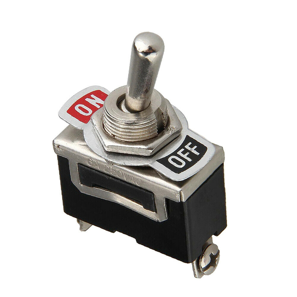 Heavy Duty Toggle Switch ON/OFF Light Metal 12 Volt DPDT/SPST Flick Car Dash