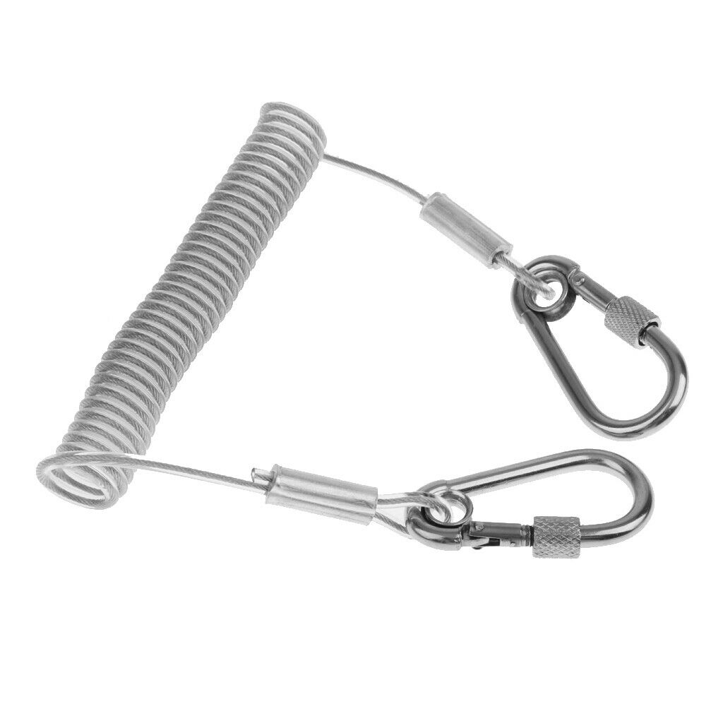3x 1.6m Retractable Steel Wire Coiled