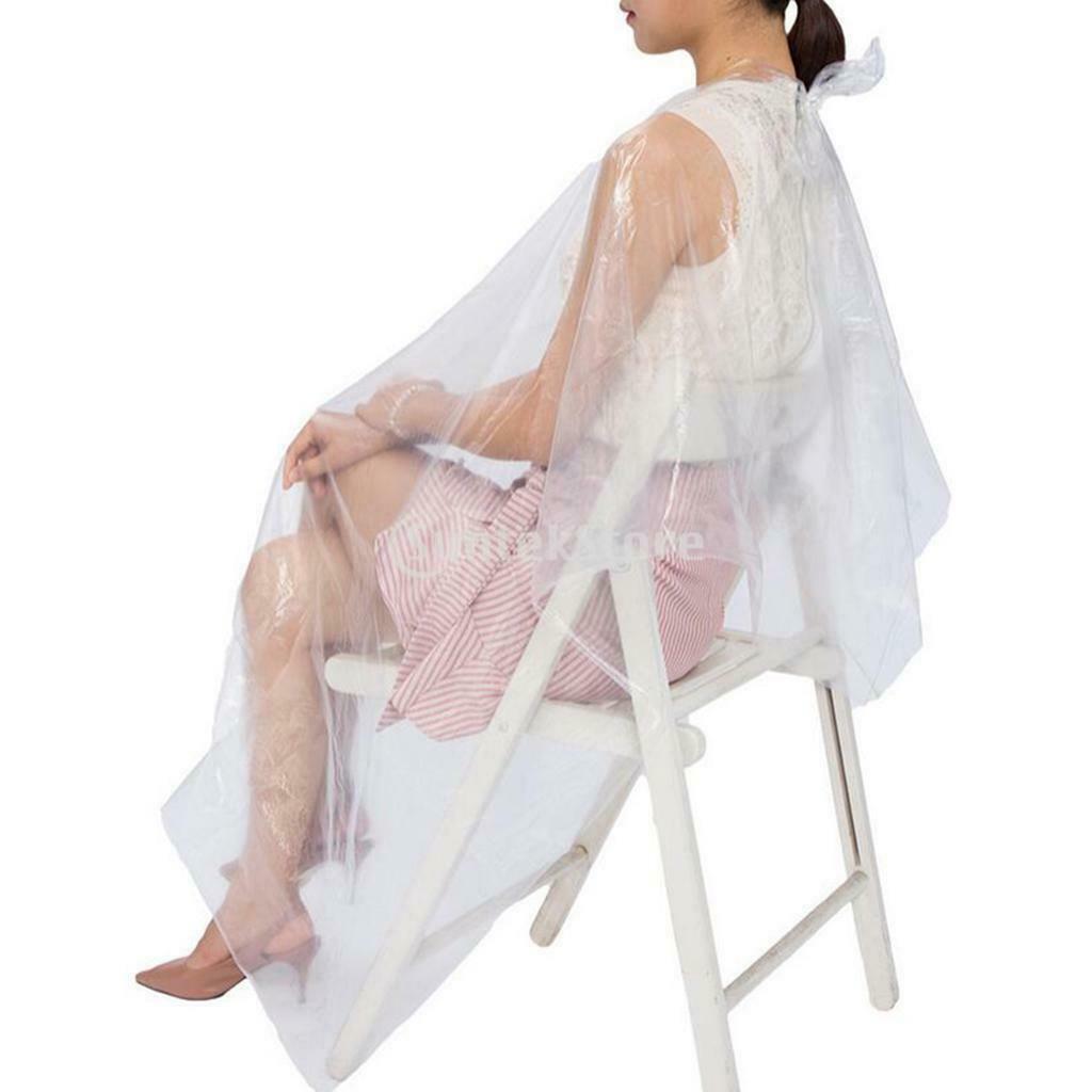 200pcs Disposable Hair Cutting Cape Gown Protect Barber Capes Cloth Apron
