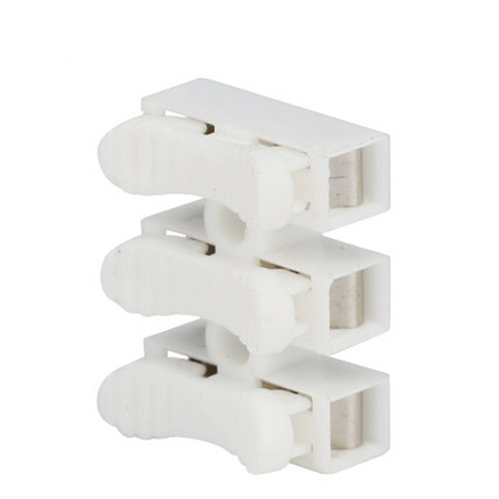 50Pcs LED Push Type Fast Block Terminal Wire Connector CH-3