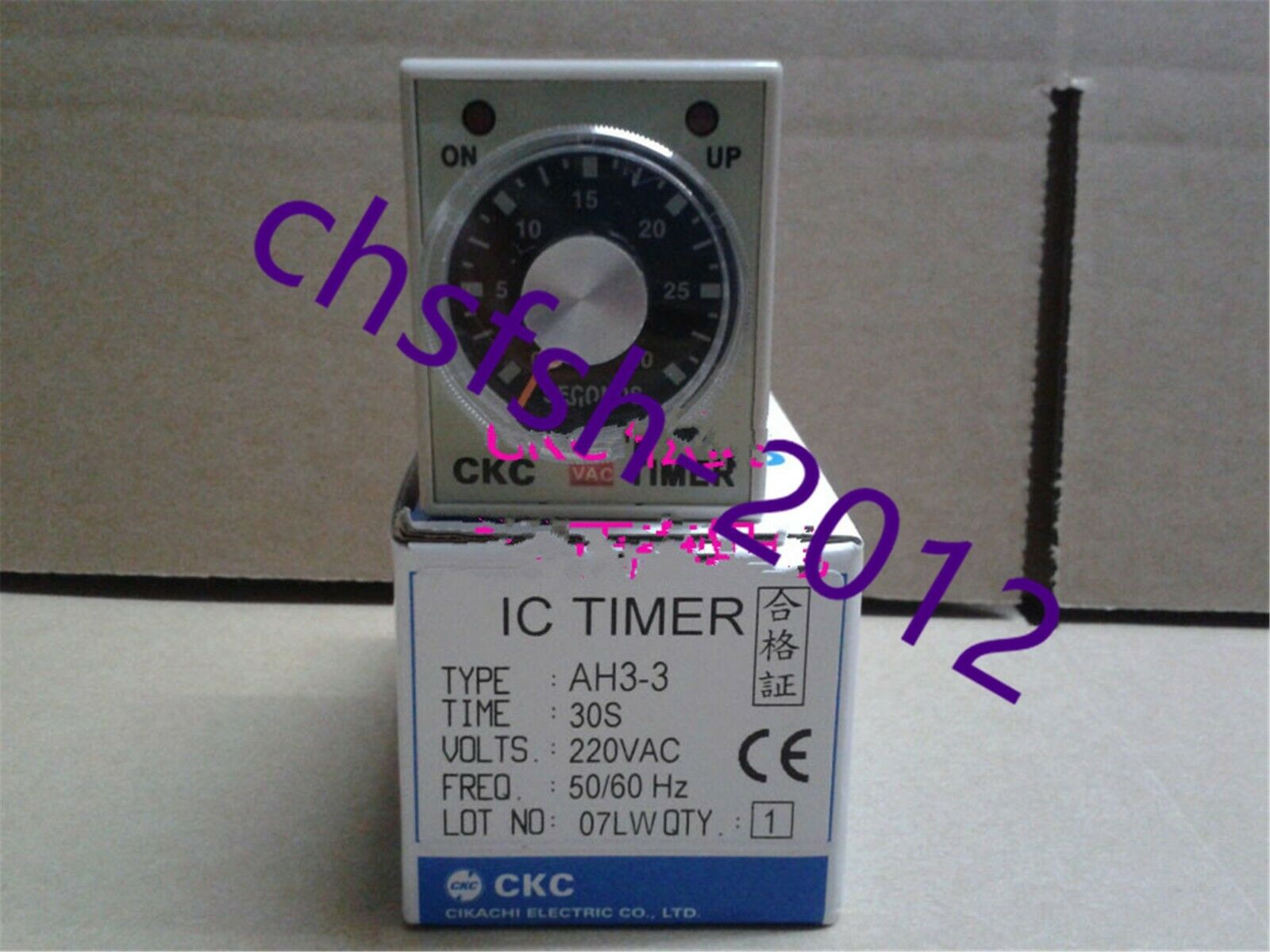 1 pcs New IN Box CKC AH3-3 Motor Time Control Relay