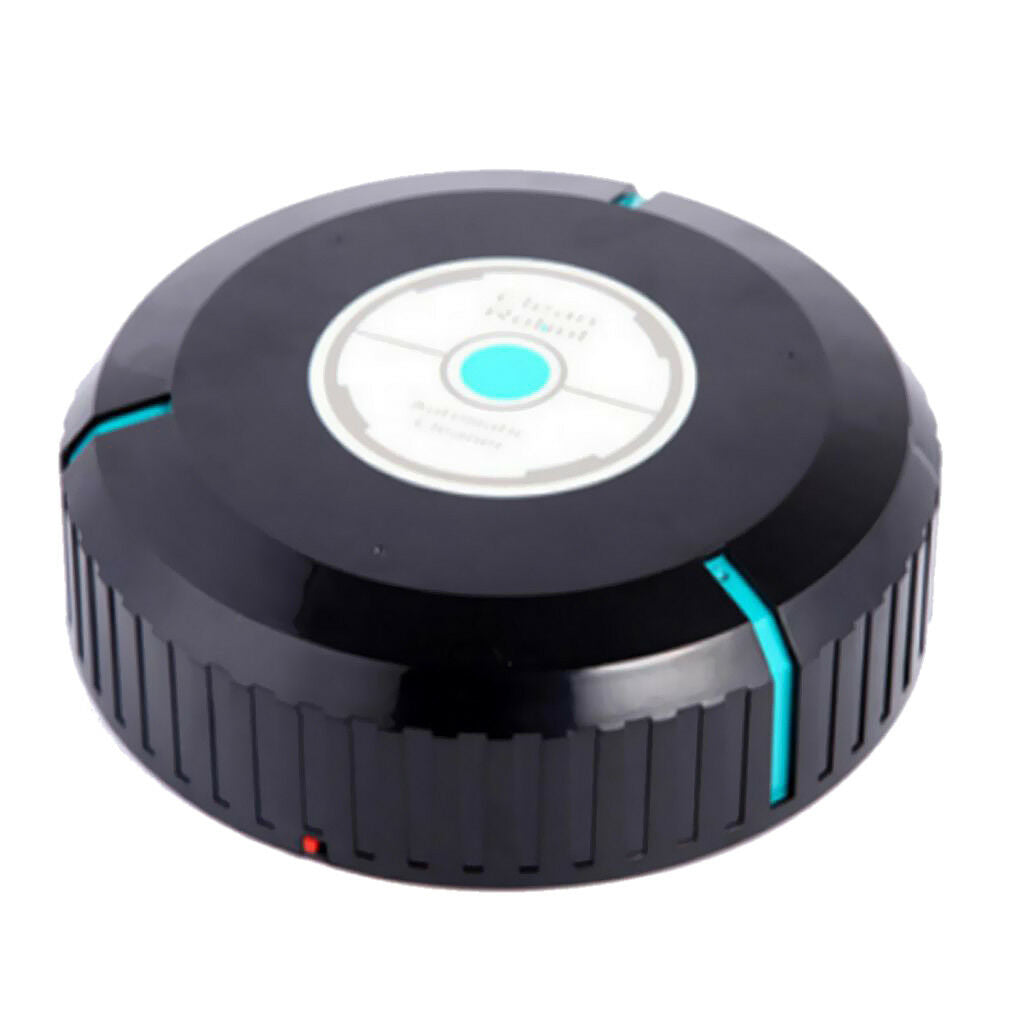 Auto Cordless Vacuum Cleaning Robot Robotic Cleaner for Hair Dust Dirt Black
