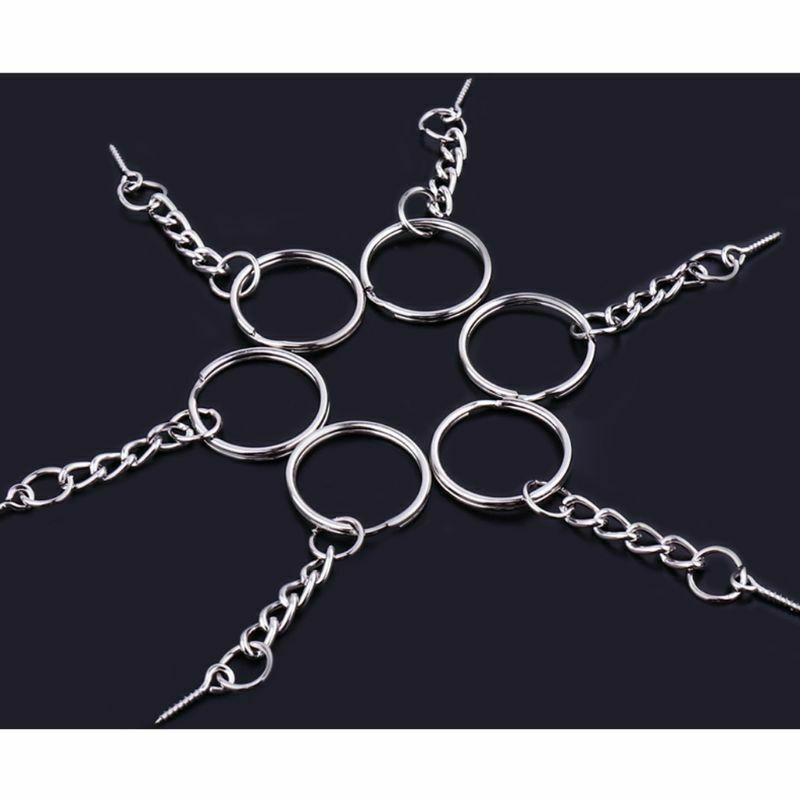 20Pcs Screw Eye Pin Key Chains With Jump Open Ring Chain Extender Jewelry Making