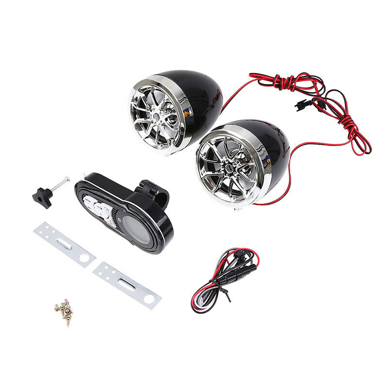 Motorcycle Bluetooth Audio Sound System MP3 FM Radio Stereo Speaker High Quality