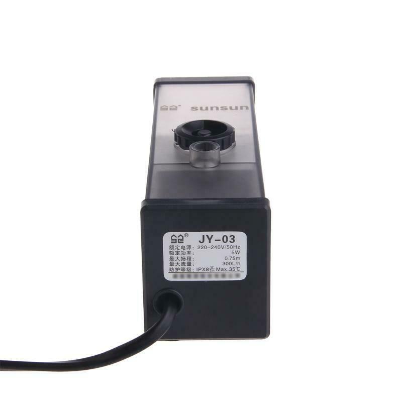 5W Oil Film Remover Water Protein Surface Skimmer Filter For Fish Tank Aquarium