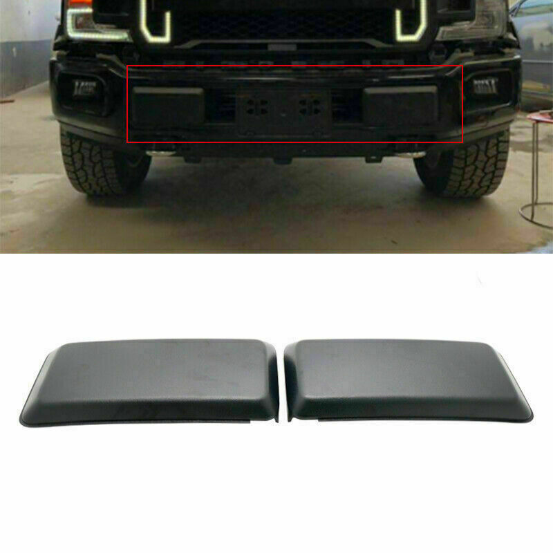 2Pcs Front Bumper Guards Inserts Pads Caps Fit For 18-20 FORD F150 Right+Left