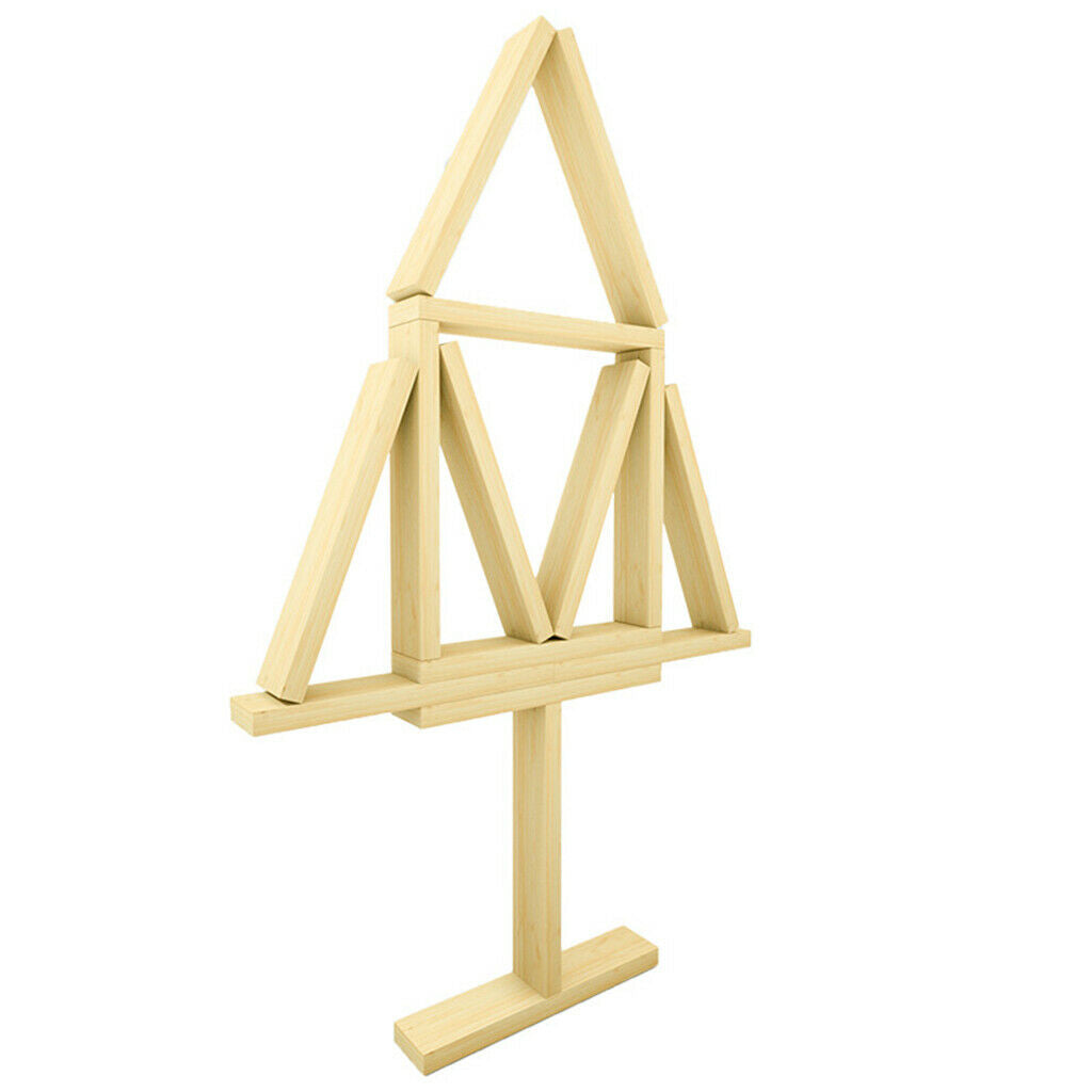 16pcs Kids Wooden Building Blocks Balance Game Table Game Toys for Toddlers