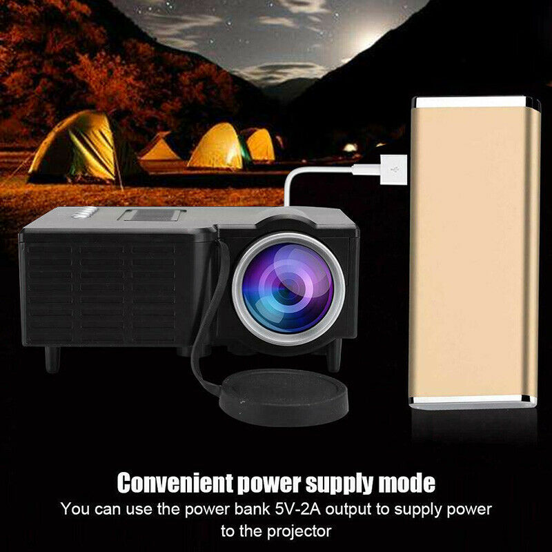 UC28C Mini Portable Family LED Micro Mobile Phone Video Projector Home Theater